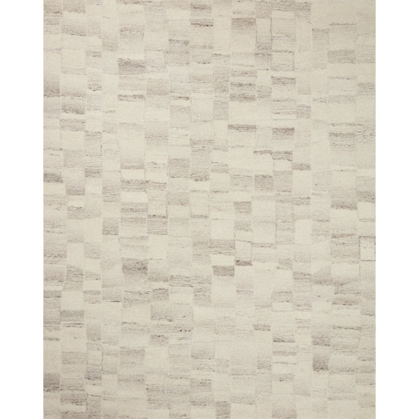 Amber Lewis x Loloi Rocky Ivory / Silver Area Rug & Reviews